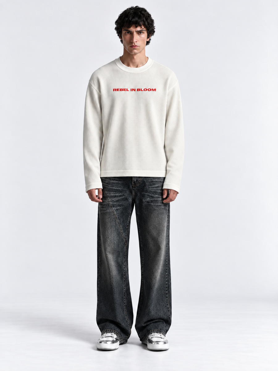 BANG- WAFFLE TEE [FULL SLEEVE]