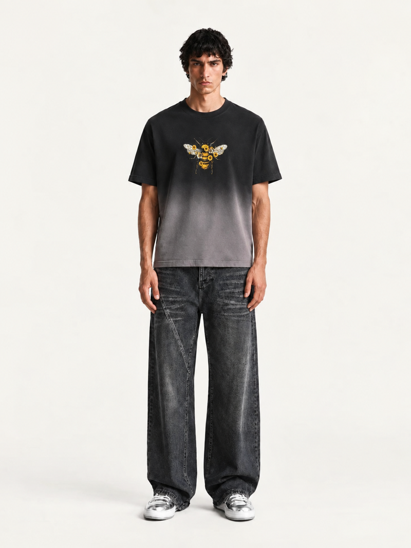 BEE-Ombre Wash Tee