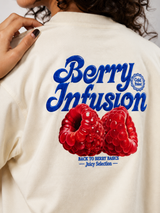 BERRY-Terry Oversized Tee