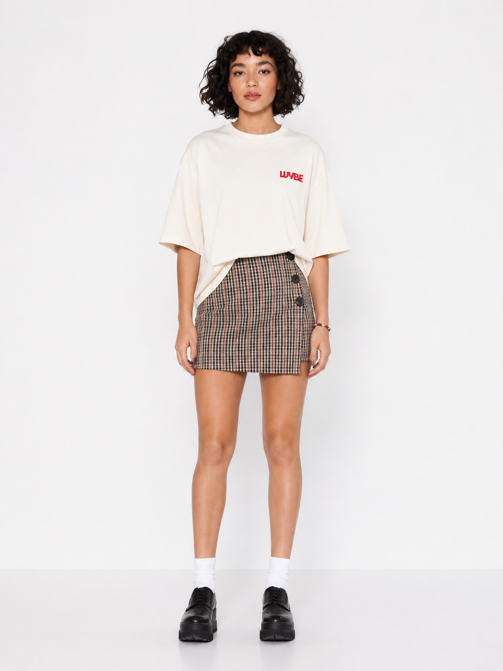 BERRY-Terry Oversized Tee