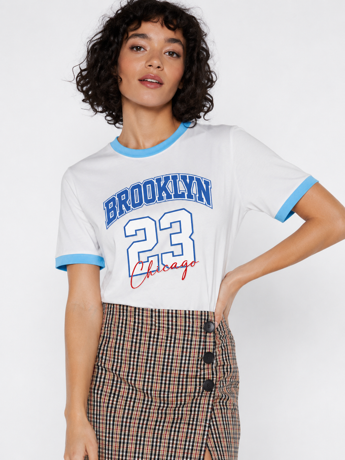BROOKLYN- RIinger Tee