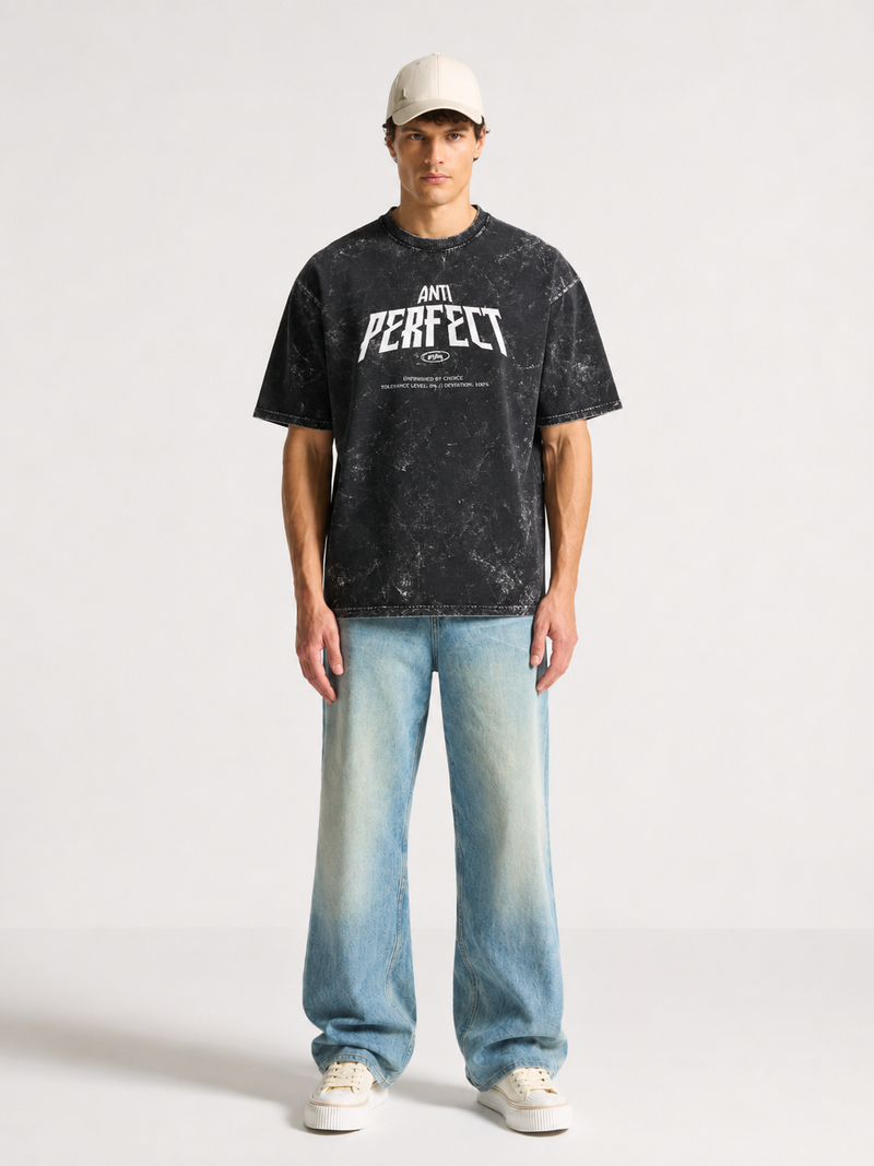 ANTI PERFECT-Oversized Tee