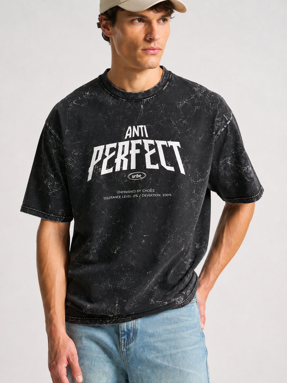 ANTI PERFECT-Oversized Tee