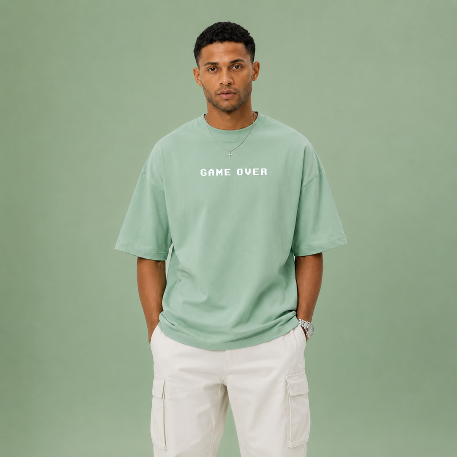 GAME OVER - Oversized Terry Tee
