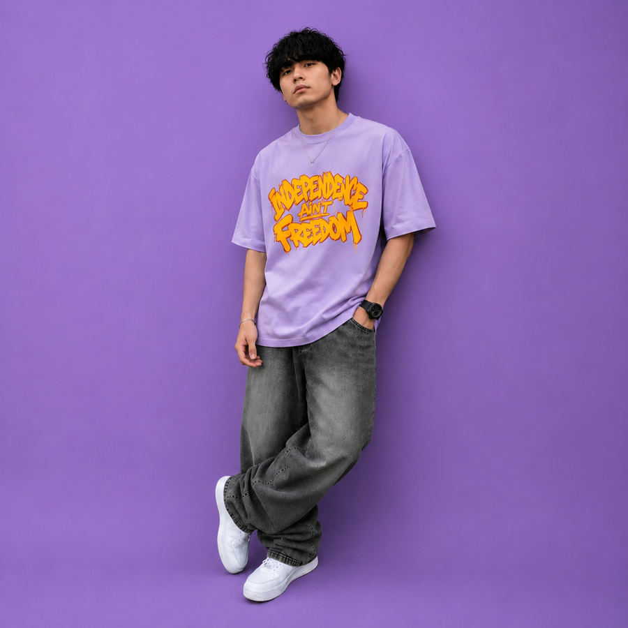 INDEPENDENCE - Oversized Terry Tee