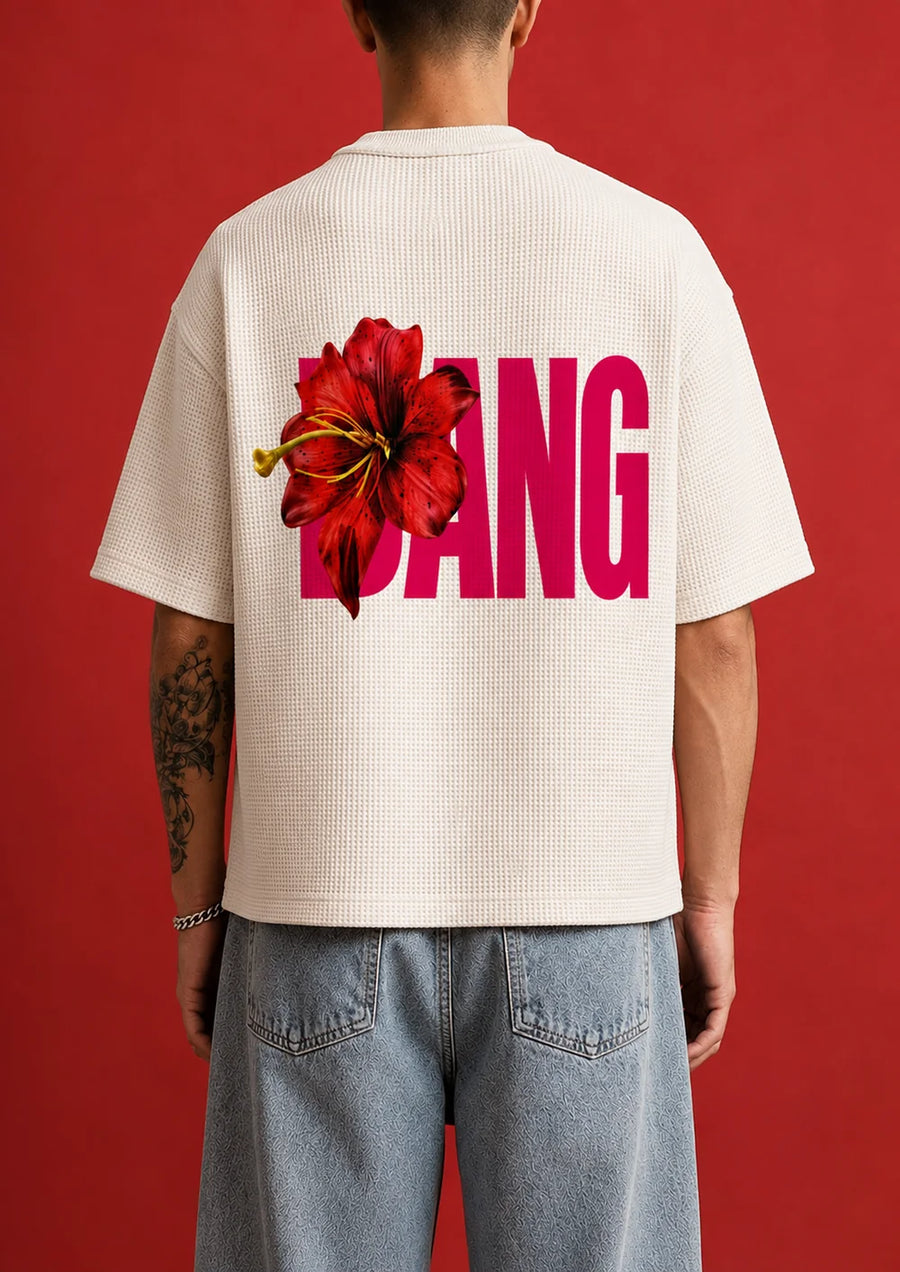 WAFFLE TEE BANG ED [HALF SLEEVE]