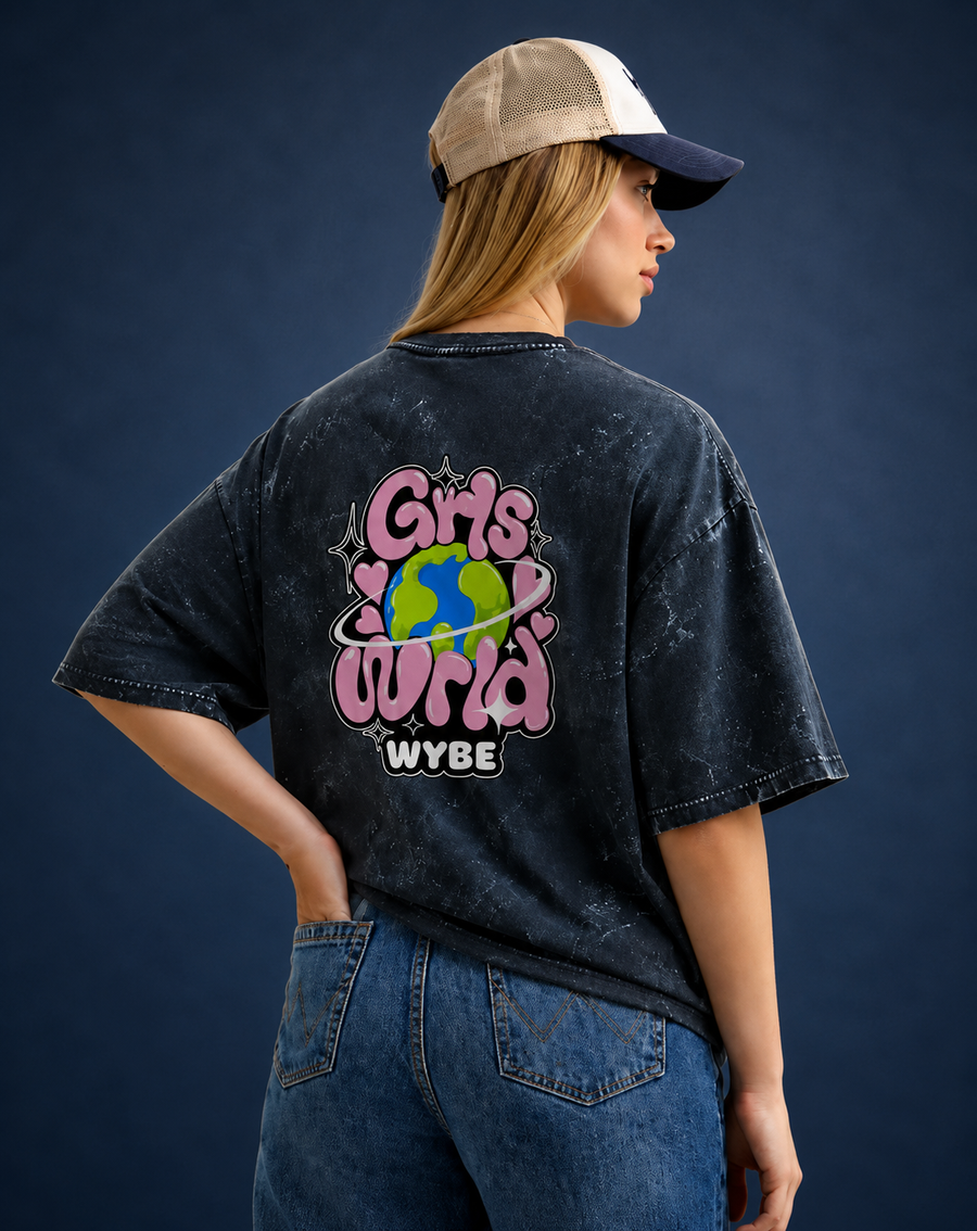Girls world- Acid Washed