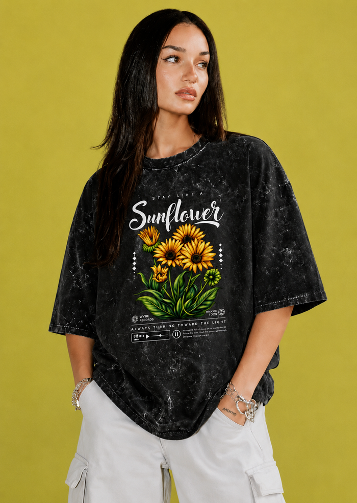 Acid Washed Oversized Tee