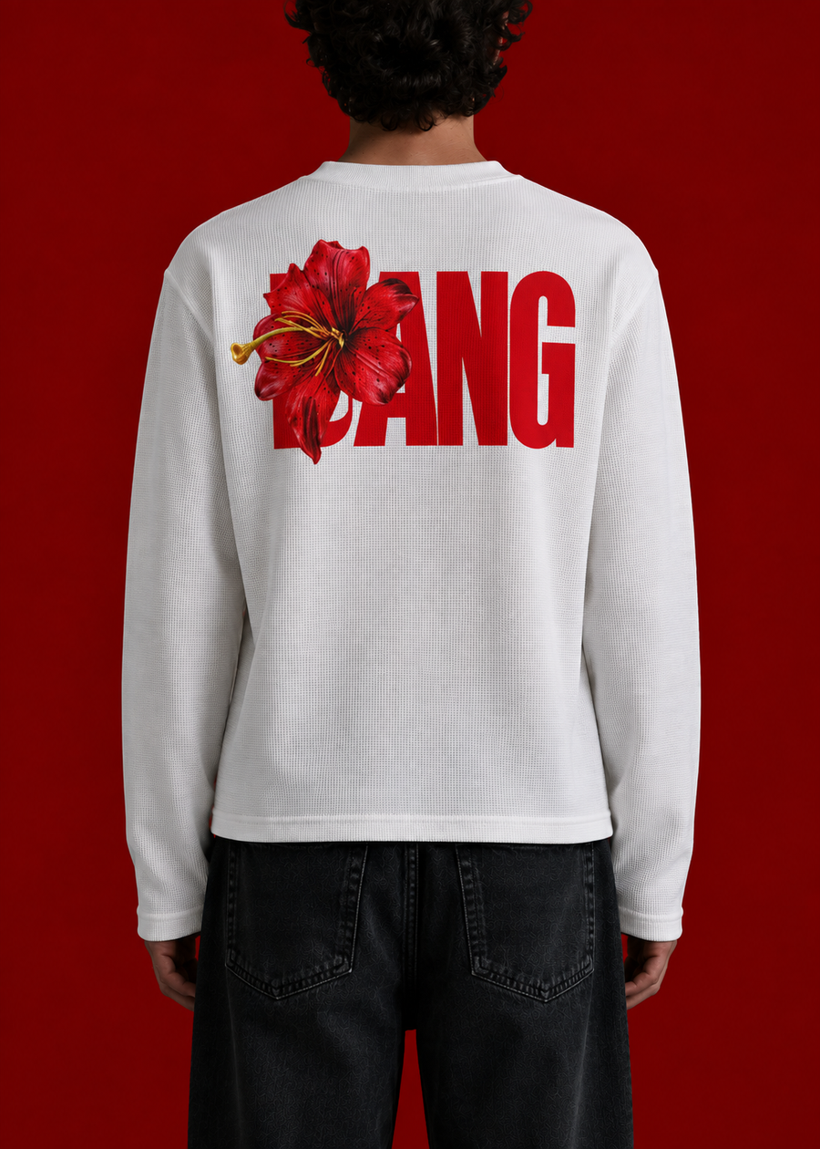 WAFFLE TEE BANG ED[FULL SLEEVE[