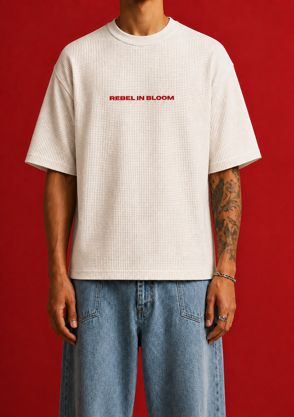 WAFFLE TEE BANG ED [HALF SLEEVE]