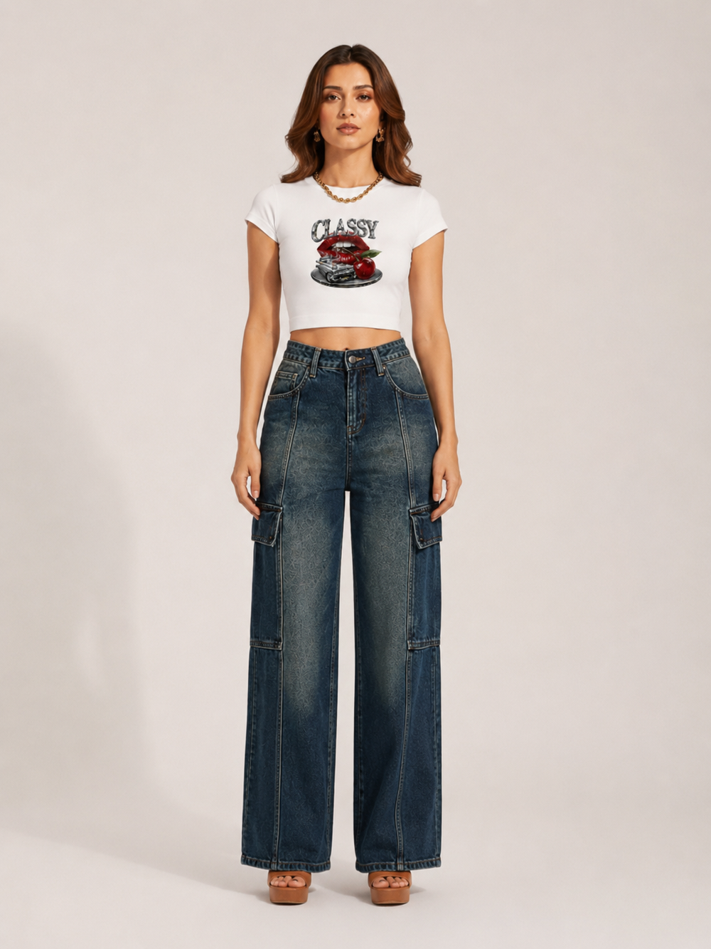 CLASSY - CROP TOP