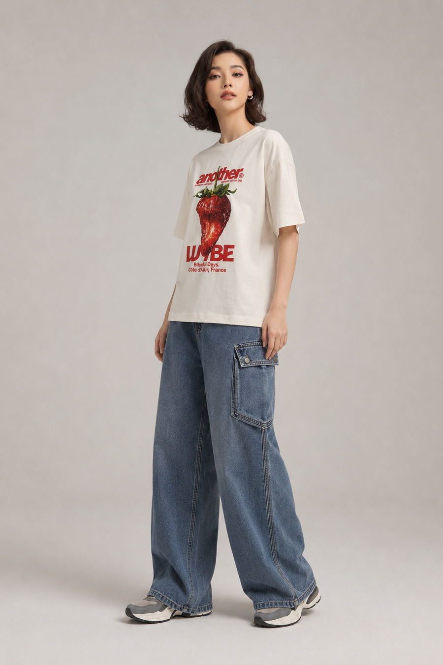 STRAWBERRY - Terry Oversized