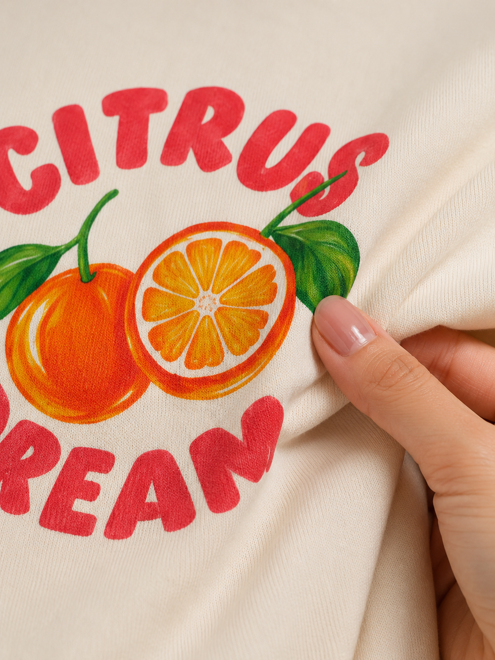 CITRUS-Terry Oversized Tee