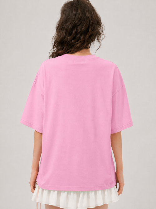 VINTAGE VIBE - Oversized Terry Tee - 4