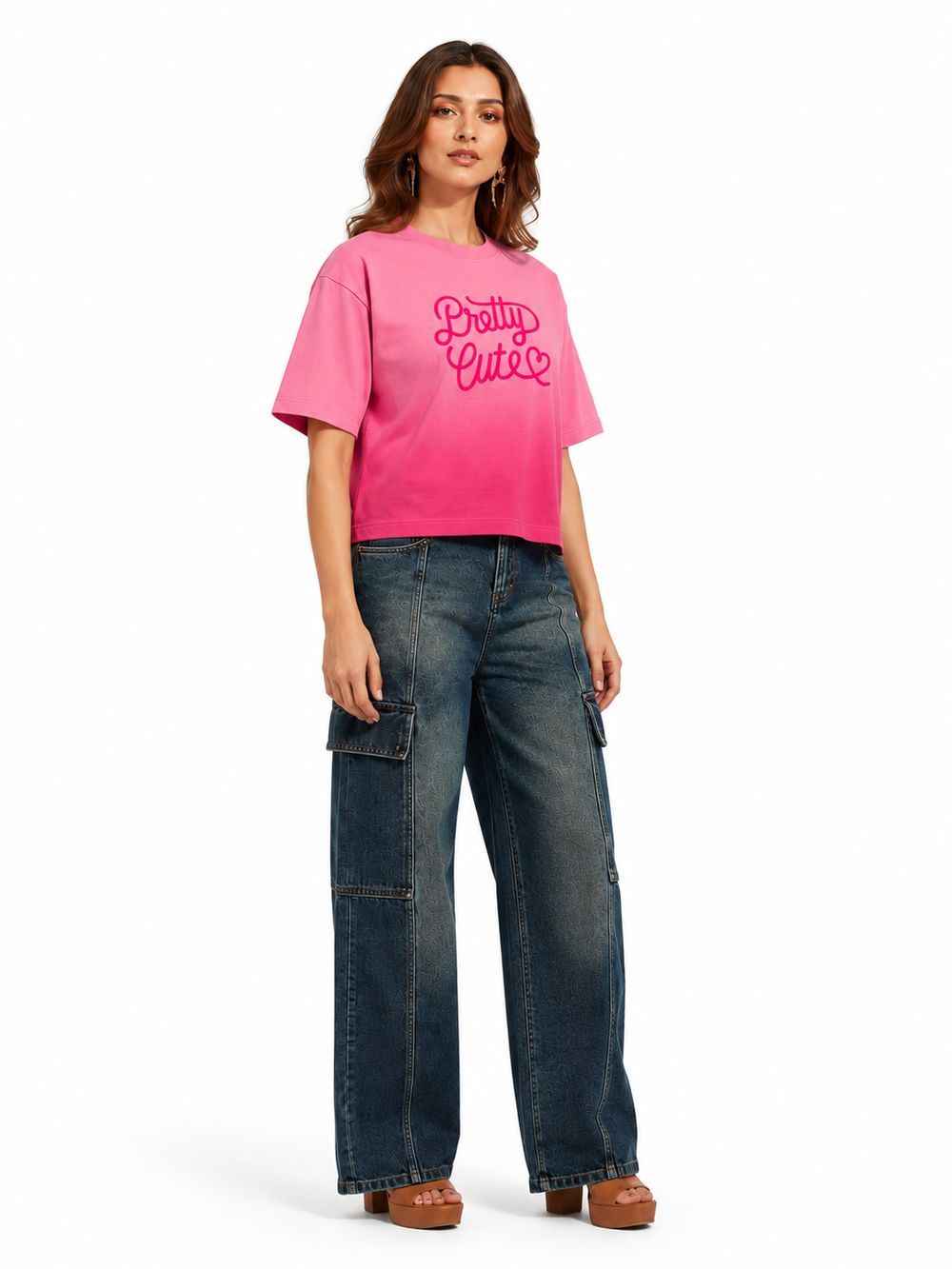 PRETTY CUTE-Ombre Tee