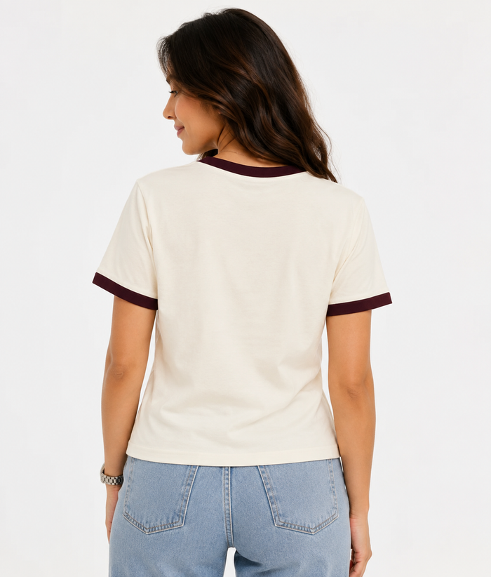 Just A girl- Ringer Tee