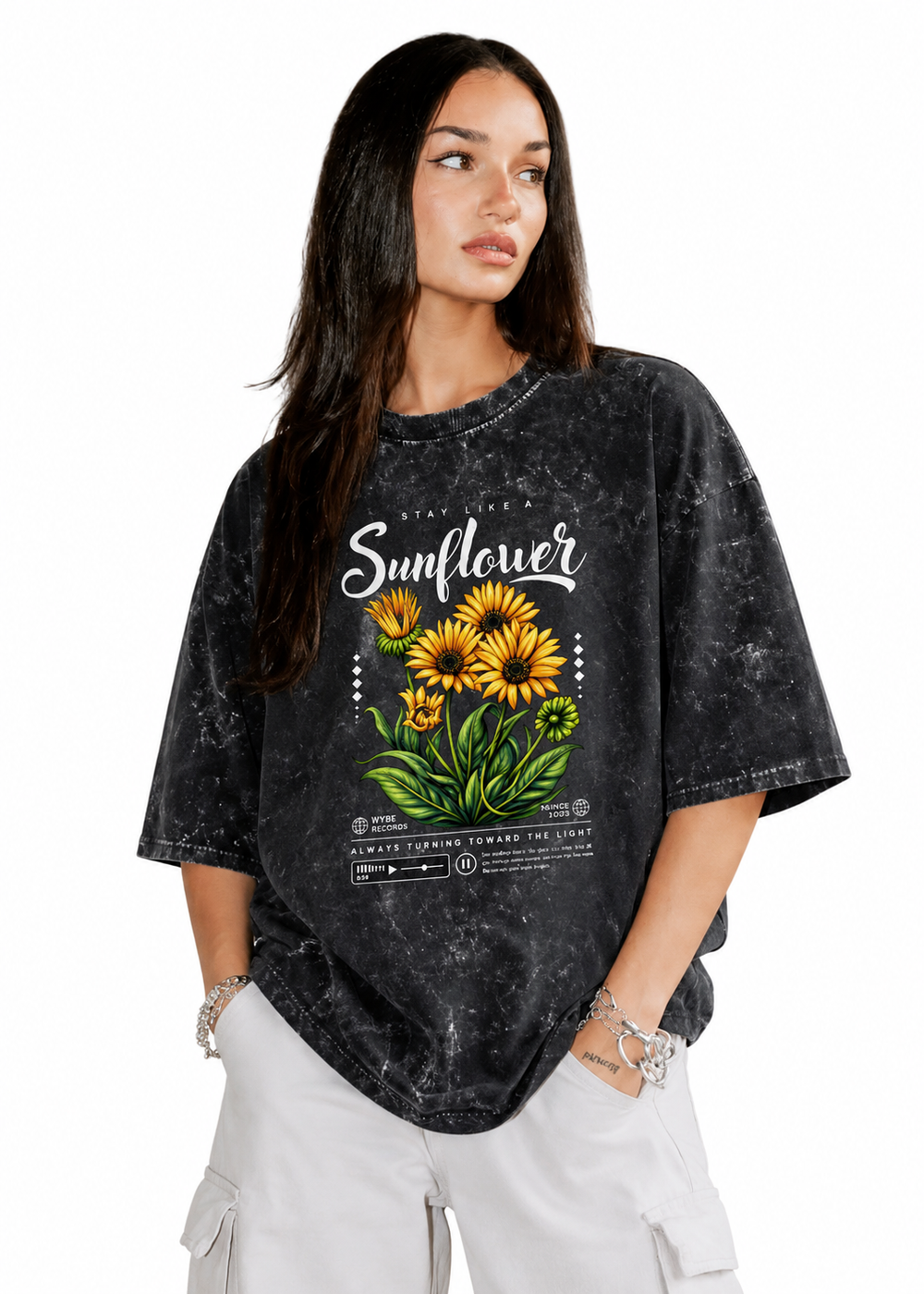 Acid Washed Oversized Tee