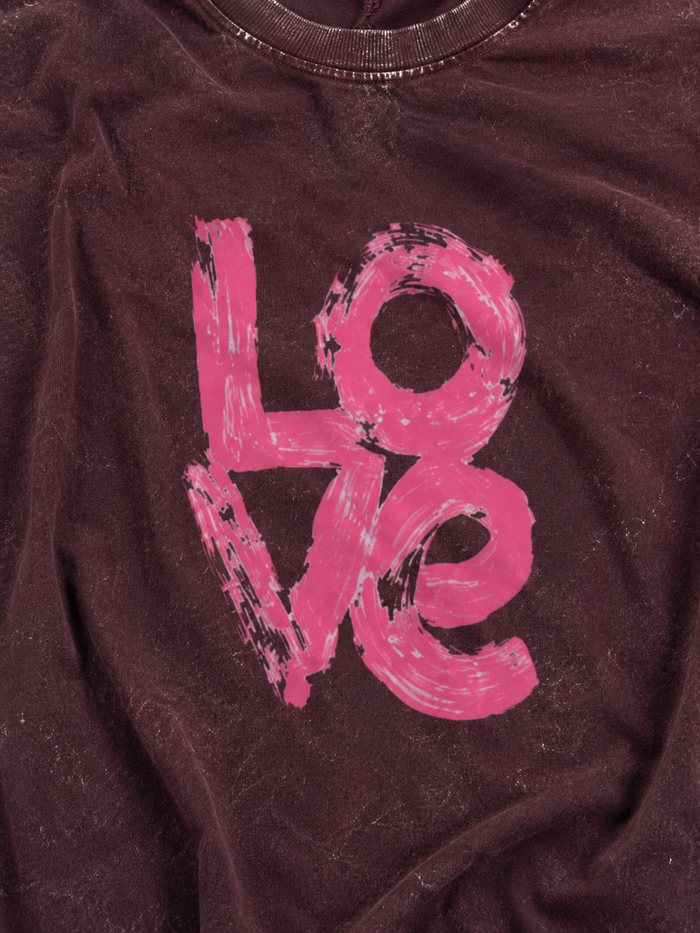 LOVE Washed Oversized Tee