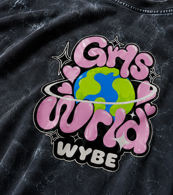 Girls world- Acid Washed