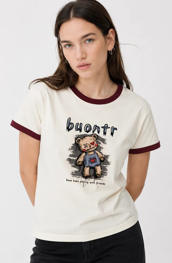 WOMEN RINGER TEE