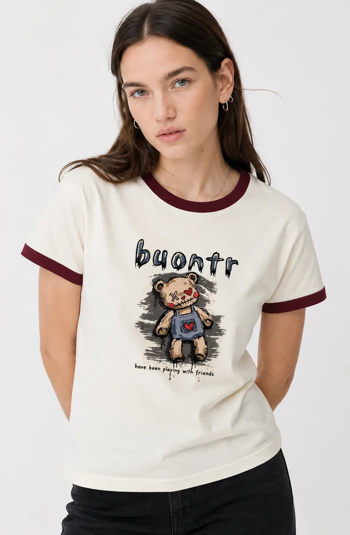 WOMEN RINGER TEE