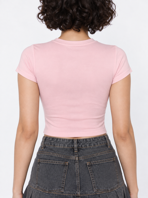 BLUSH BLOOM- BABY TEE - 6