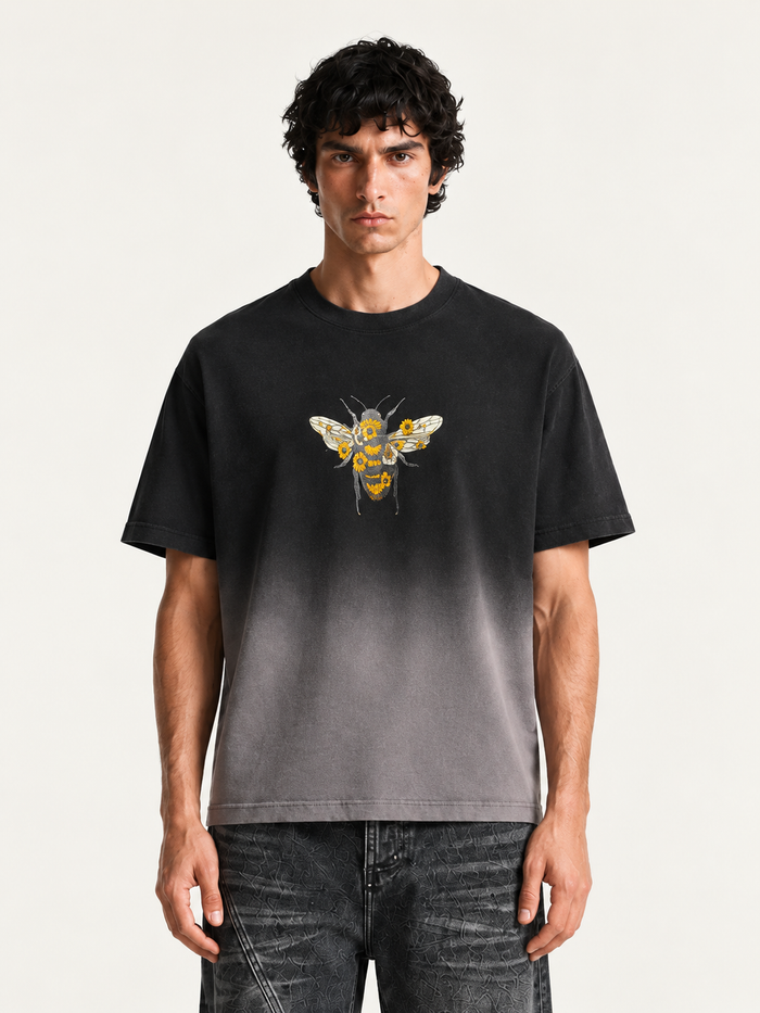 BEE-Ombre Wash Tee