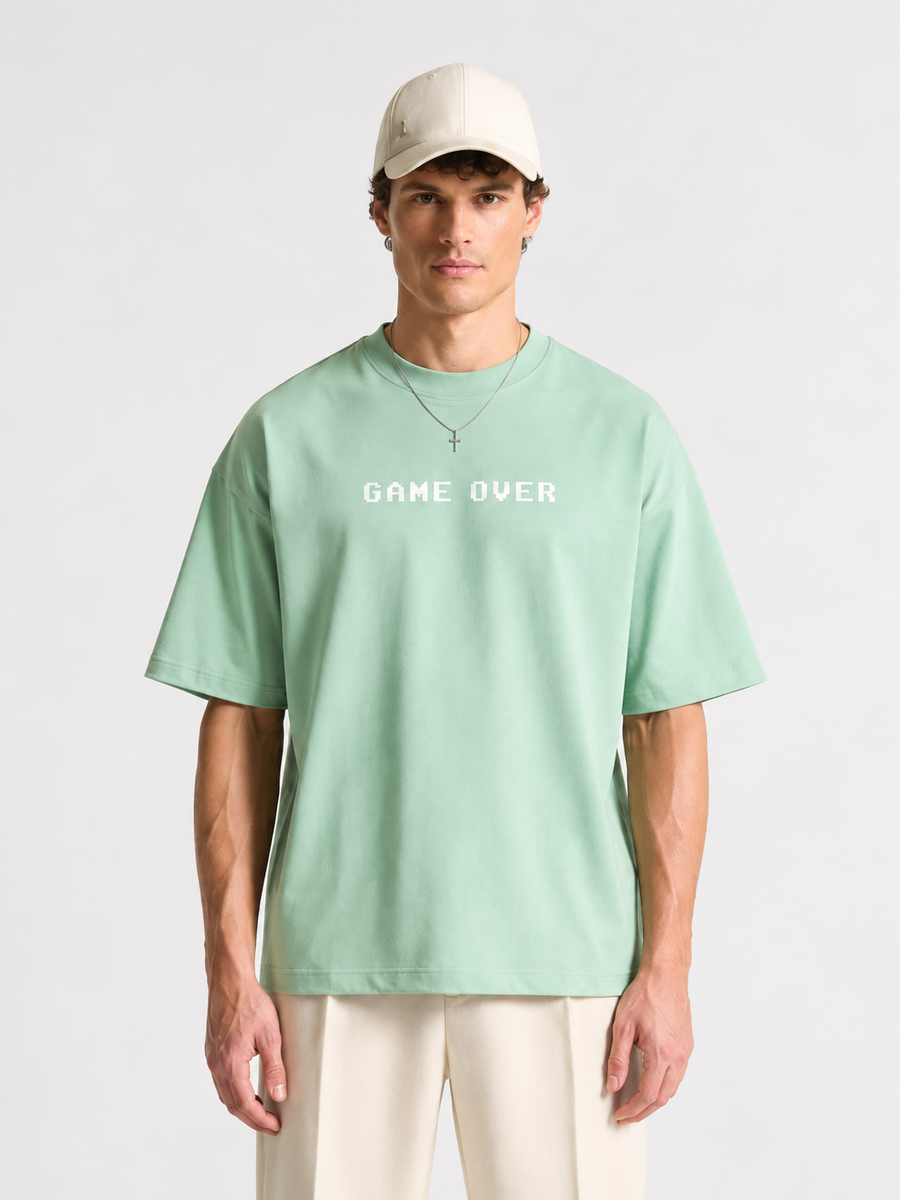 GAME OVER - Oversized Terry Tee