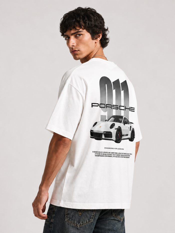 PORSCHE - Terry Oversized Tee