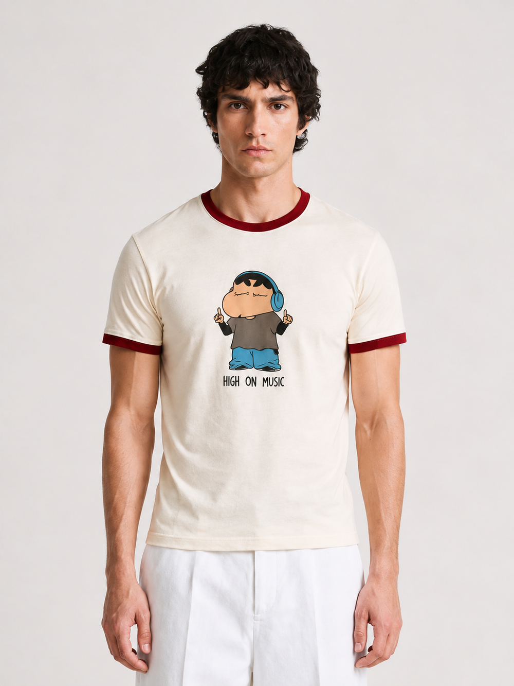 HIGH ON MUSIC- Ringer Tee