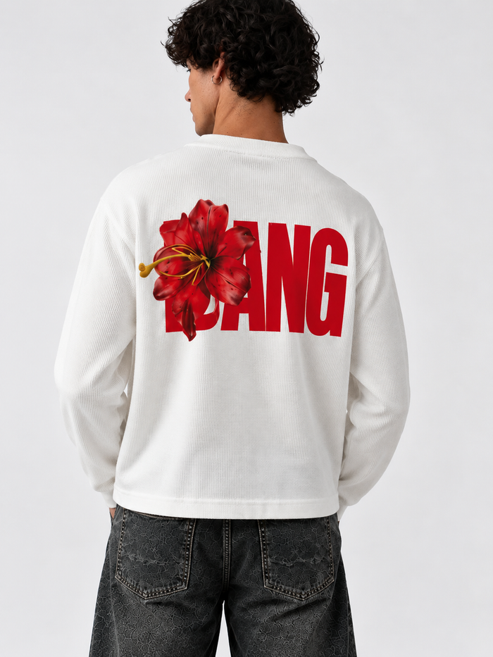 BANG- WAFFLE TEE [FULL SLEEVE]