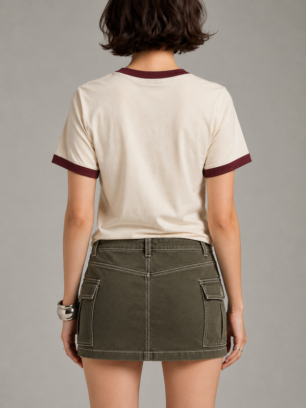 VINTAGE-Ringer T-Shirt