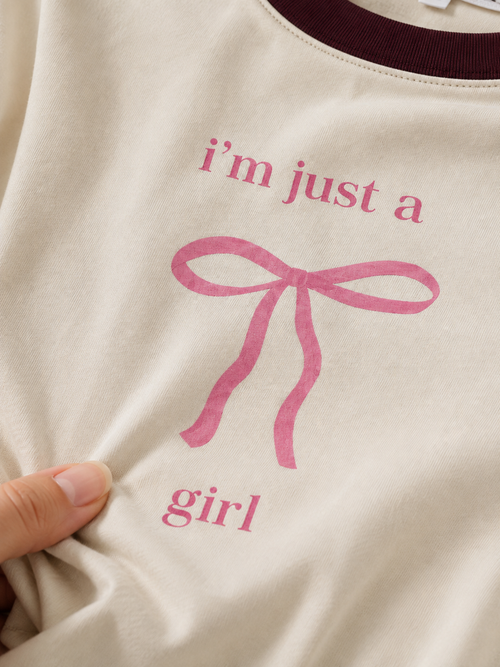 JUST A GIRL - Ringer Tee - 4