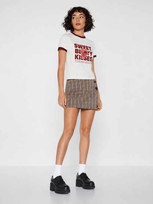 SWEET KISSES-Ringer Tee - 6