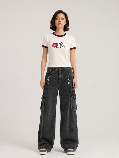 Who's This DIVA-Ringer Tee - 3
