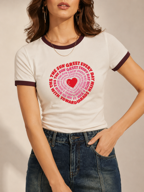 LOVE- Ringer Tee - 4
