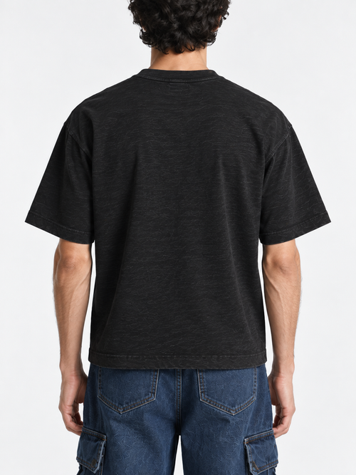 NIRVANA-GRAPHITE SLUB TEE - 4