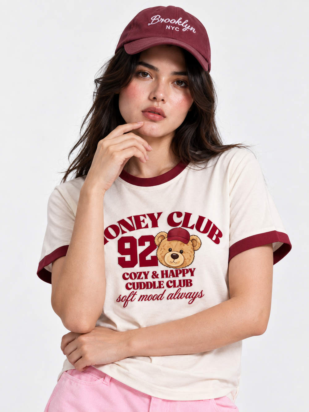 HONEY CLUB-RINGER TEE