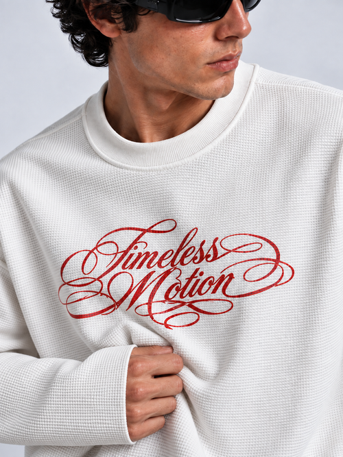 TIMELESS-FULL SLEEVE WAFFLE TEE - 3