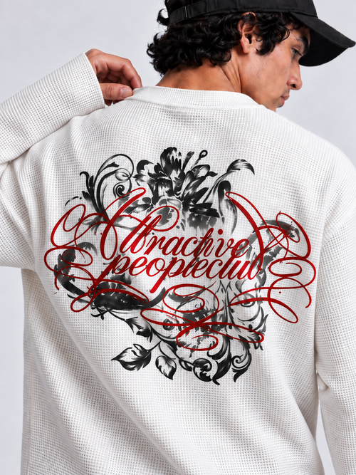 TIMELESS-FULL SLEEVE WAFFLE TEE - 1