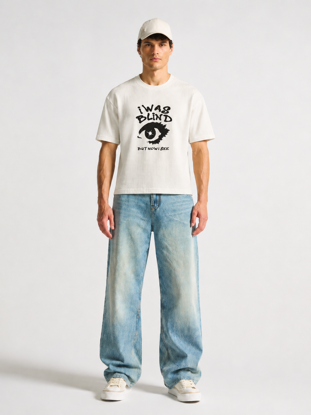 BLIND- Waffle Boxy Tee