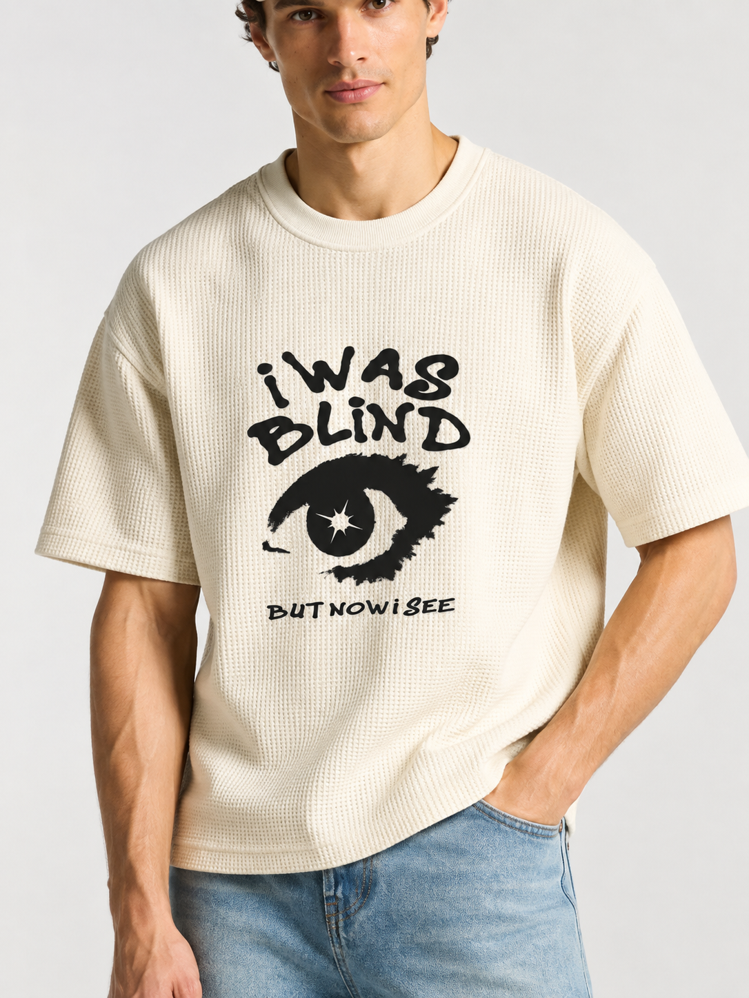 BLIND- Waffle Boxy Tee