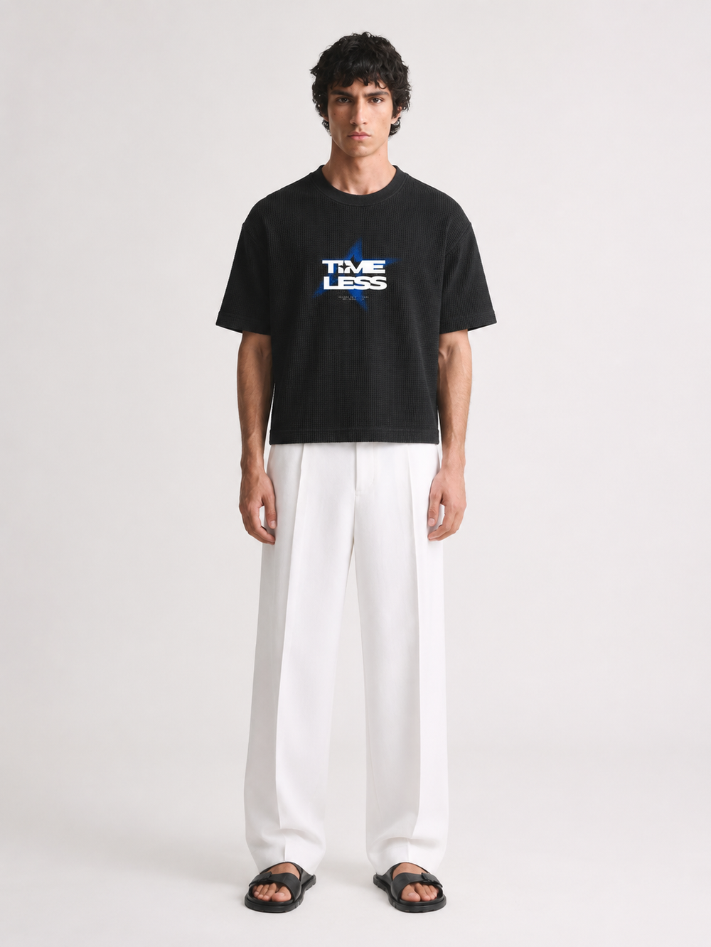 TIMELESS- Waffle Boxy Fit