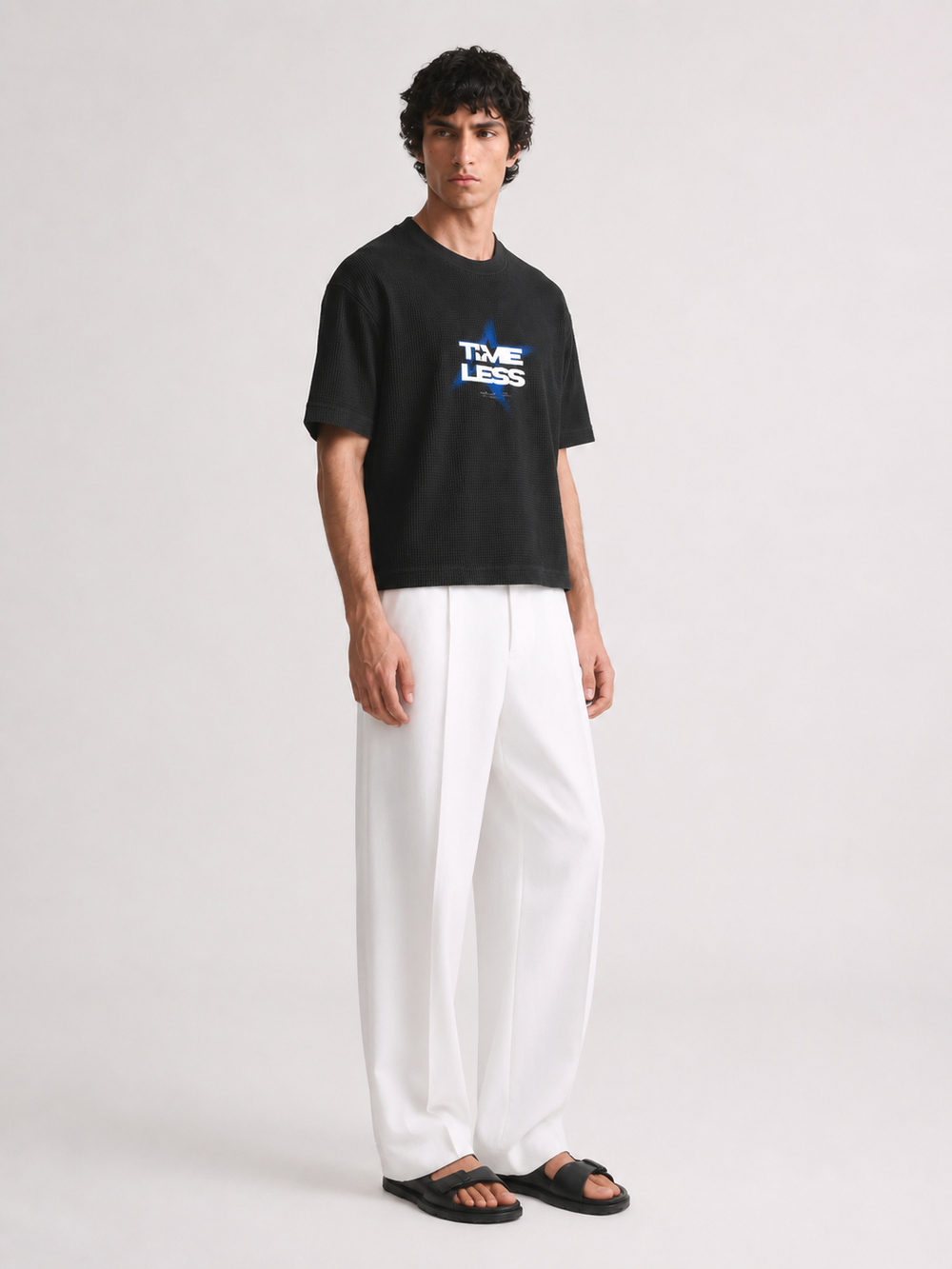 TIMELESS- Waffle Boxy Fit