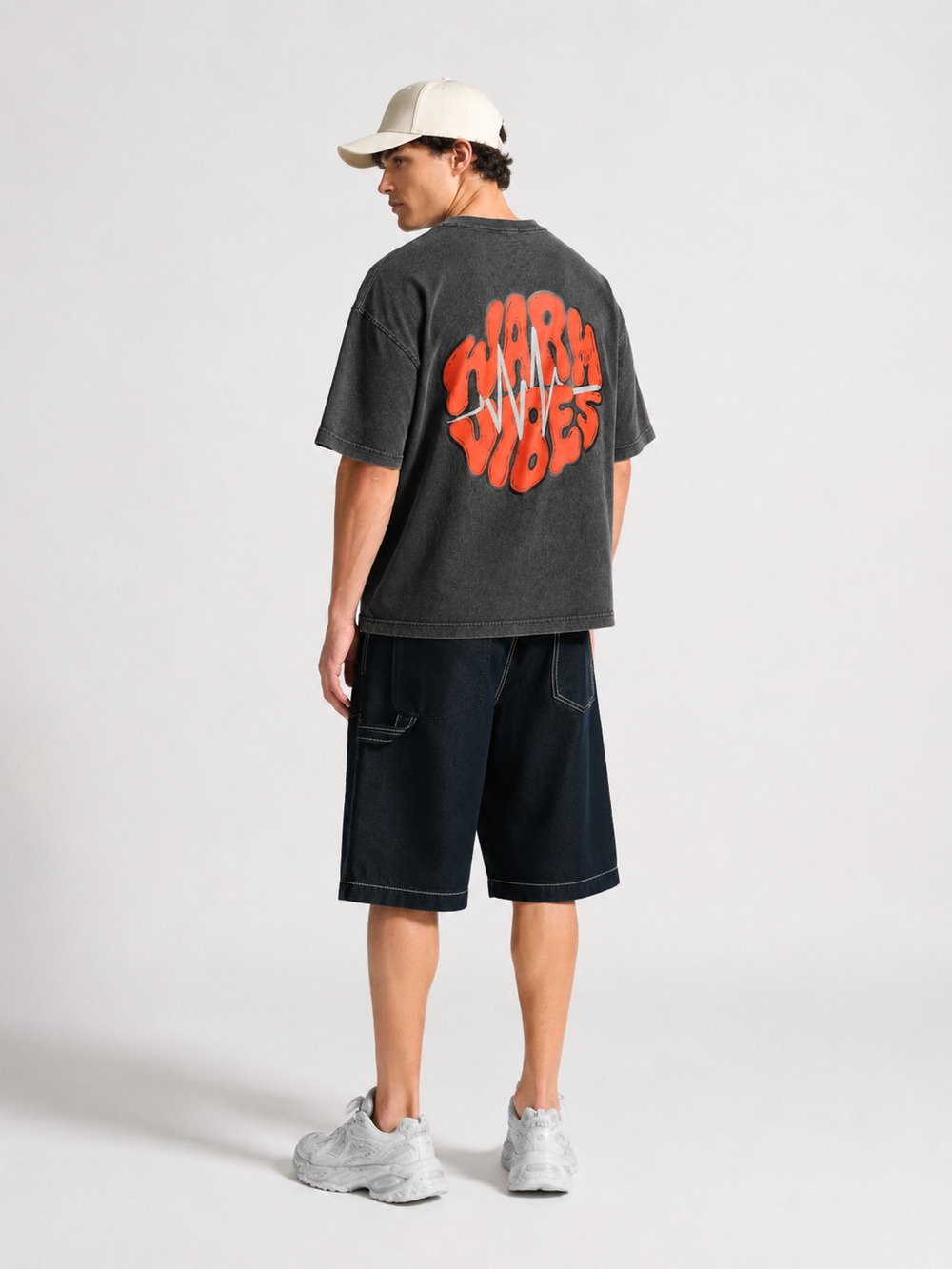 WARM VIBES-  Oversized Tee