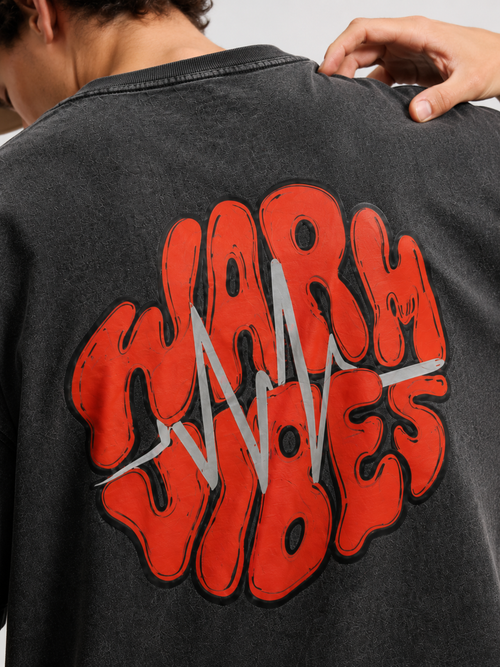 WARM VIBES-  Oversized Tee - 4