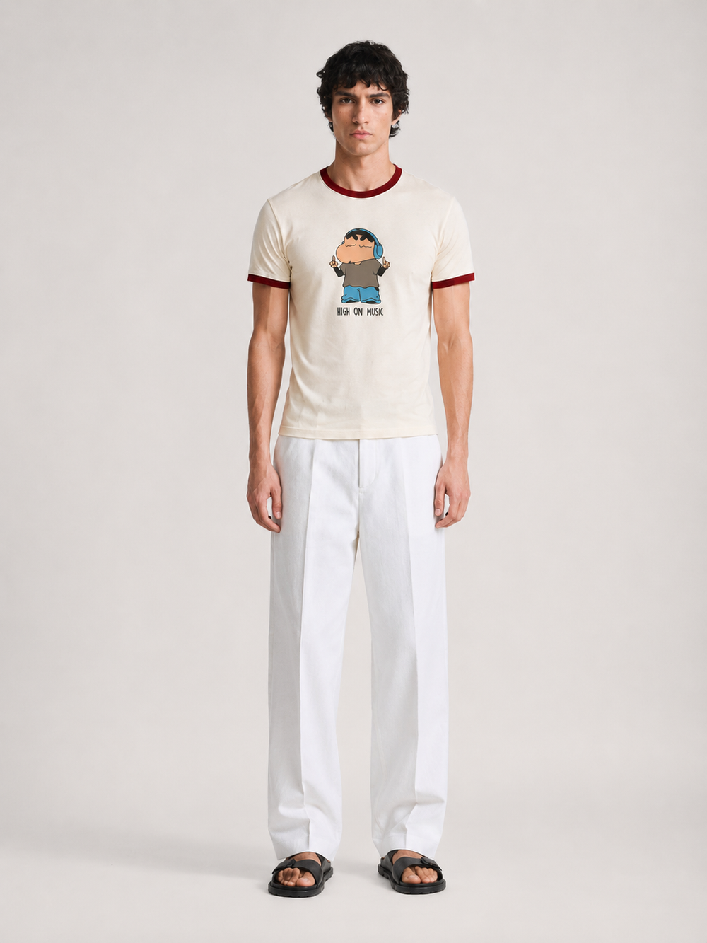 HIGH ON MUSIC- Ringer Tee