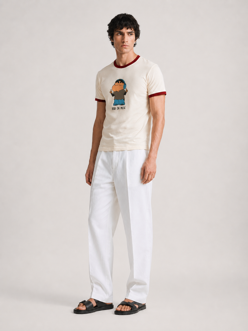 HIGH ON MUSIC- Ringer Tee