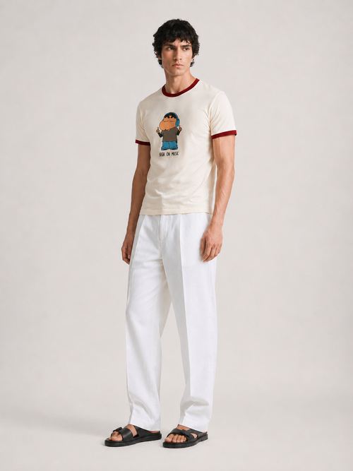 HIGH ON MUSIC- Ringer Tee - 6