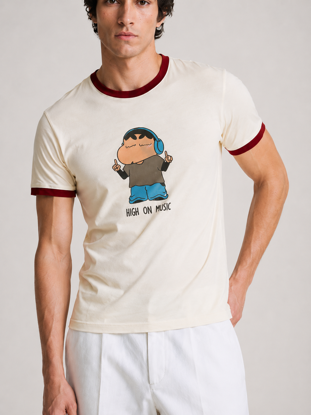 HIGH ON MUSIC- Ringer Tee